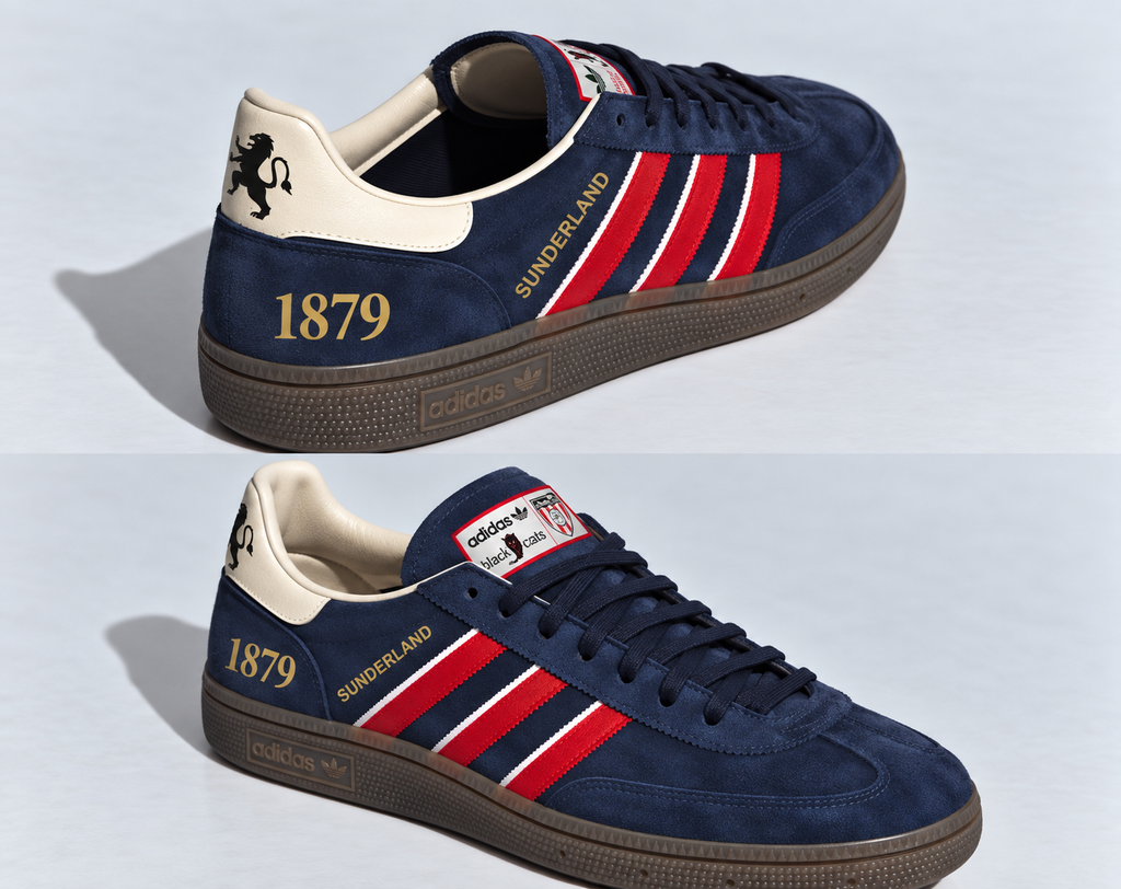 Custom made Sunderland fc adidas spezials