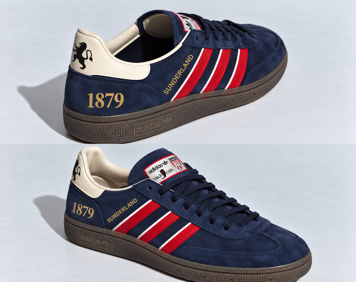 Custom made Sunderland fc adidas spezials
